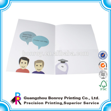 Cheap bigger than A4 document folder/paper file folder printing